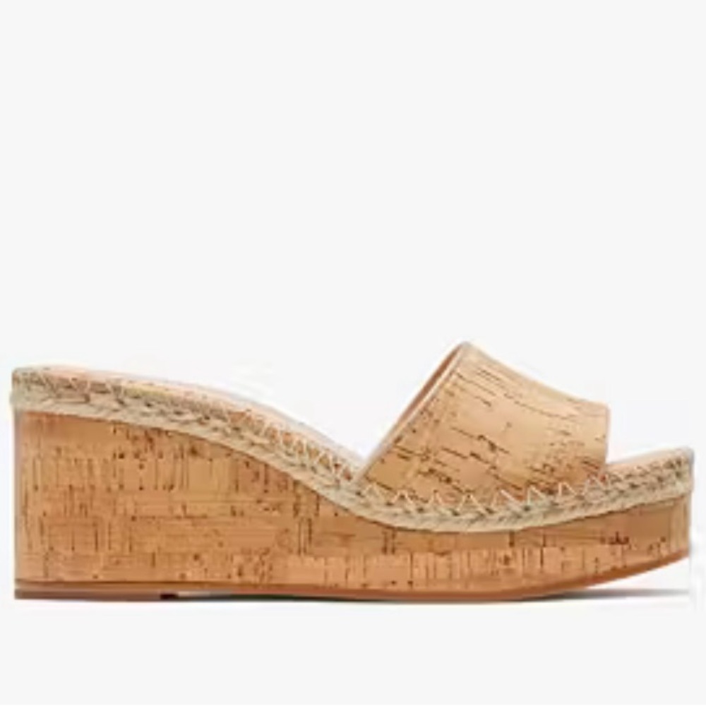 Kate Spade Cork Platform Slides - Picture 3 of 12